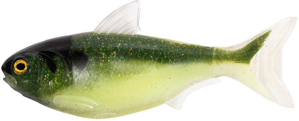 5.5 live magic shad fishing lure LIVETARGET Unriggesd Shad Swimbait Blue Green 5.5