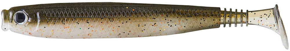 biodegradable soft plastic fishing lures Thin Swim CHARTREUSE SHAD / 3"