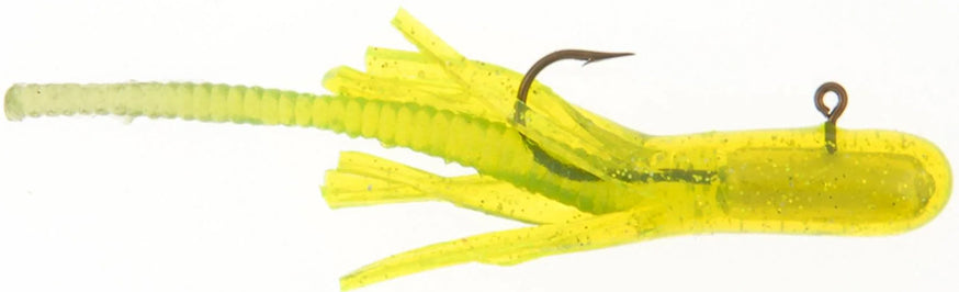 atom saltwater fishing lure Berkley PowerBait Pre-Rigged Atomic Teasers, 1/32oz, Auralite Glow