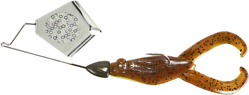 War Eagle Buzztoad Skirtless Frog Buzzbait - 1/2 oz - Bullfrog - Nickel Blade