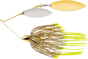 War Eagle Double Willow Gold Frame Spinnerbait - 1/2 oz