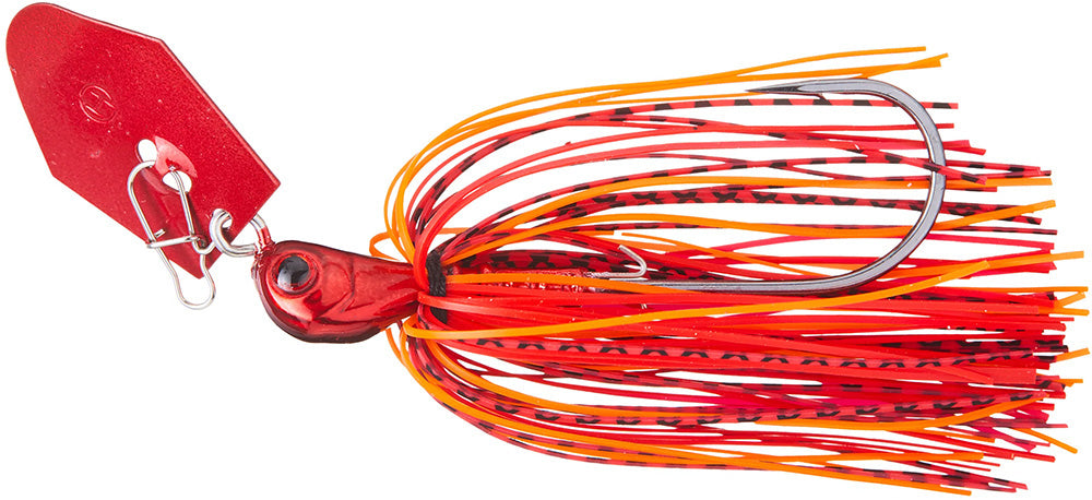 bladed jig fishing lures BIM Tackle Roaring Lion Chatterbait and other shallow cover while the realistic 3D eyes and premium skirt create a lifelike profile that pulses and flares with every change in retrieve speed Rapture Vibrating Jig - Omega