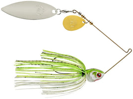 Booyah Covert Series Tandem Colorado Willow Spinnerbait - 3/8 oz