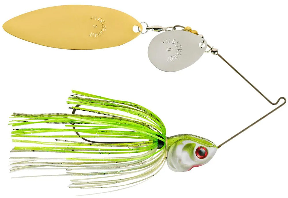 Booyah Covert Series Tandem Colorado Willow Spinnerbait - 3/8 oz