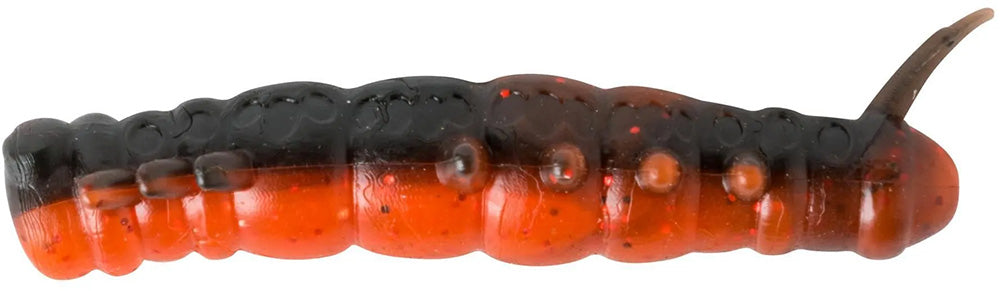 black caterpiller fishing lure Rebel Cata Crawler 2" Catalpa