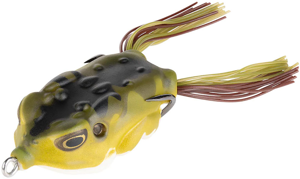bama frogs bass fishing lures Lunkerhunt Compact Frog Leopard