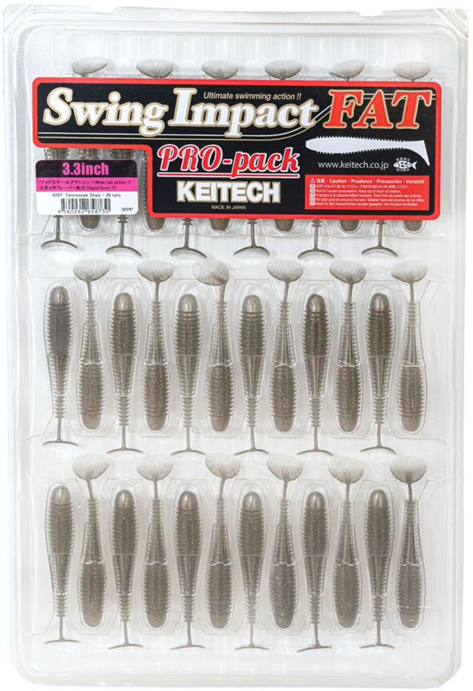Keitech Swing Impact Fat Pro Pack Sight Flash 3.3