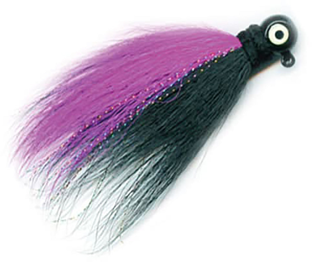 crystal fishing lure hair Rock Dancer Black/White / 3/8 oz. / 2/0