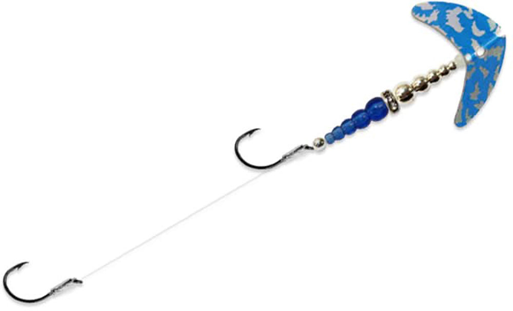 Mack's Smile Blade Double Whammy Walleye Rig Silver Scale