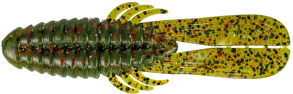 big bite baits tackle box of senkos Big Bite Baits FAFO Creature Bait Green Pumpkin / 4"