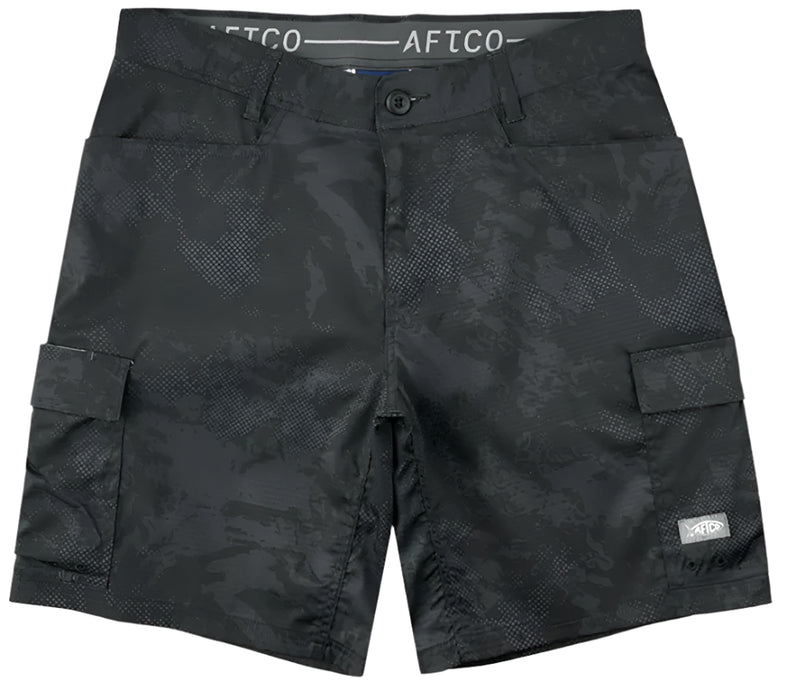 AFTCO Deckhand Camo Cargo Shorts