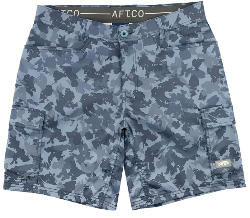 AFTCO Deckhand Camo Cargo Shorts