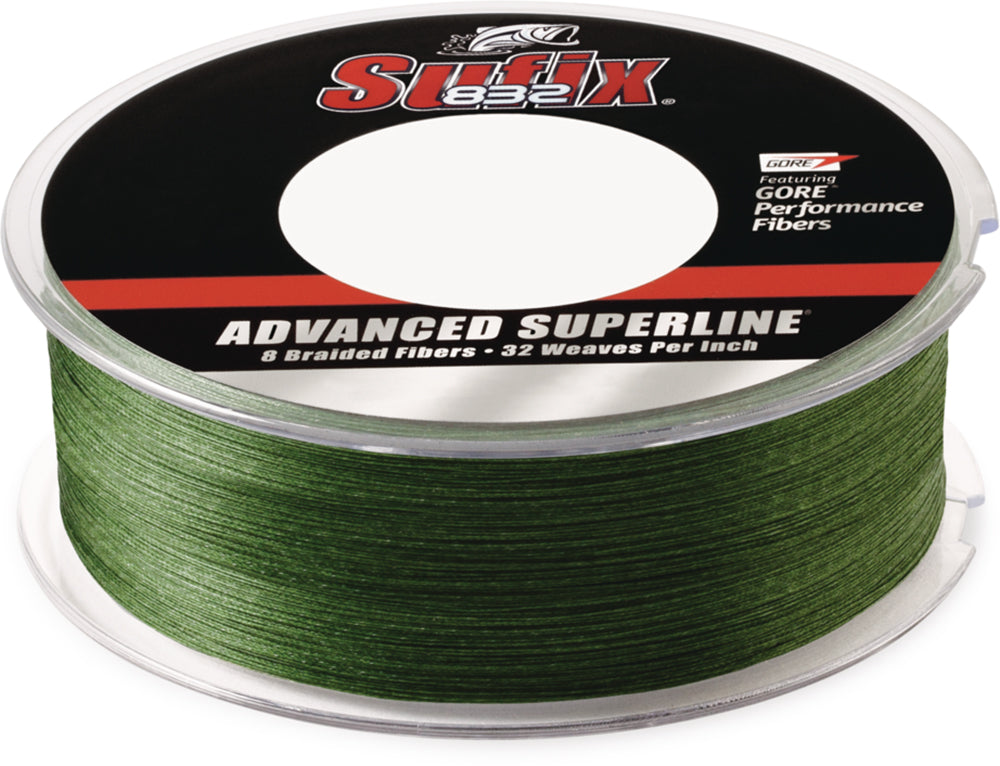Sufix 832 Braid - 50lb - Low-Vis Green
