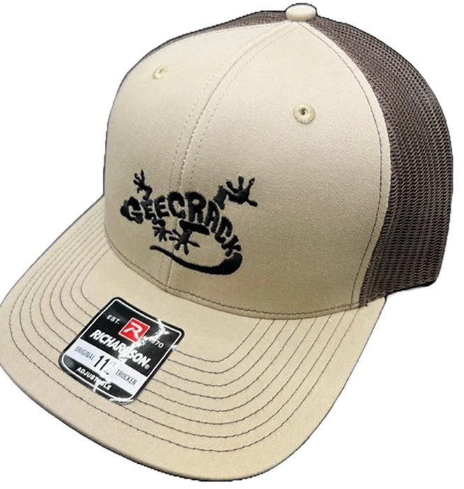 Geecrack Gecko Logo Hats