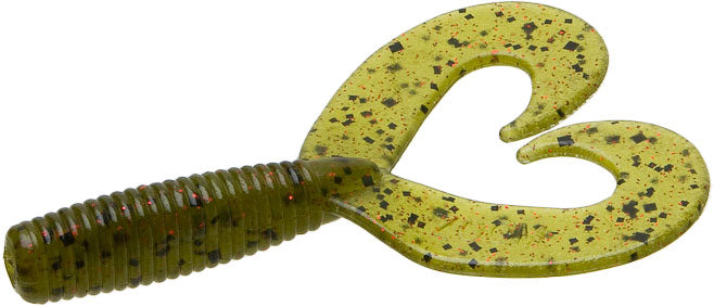 Zoom Fat Albert Twin Tail Grub Jig Trailer - 3.5 Inch