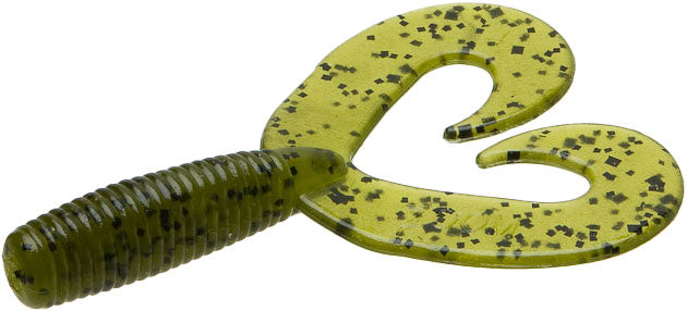 Zoom Fat Albert Twin Tail Grub Jig Trailer - 3.5 Inch