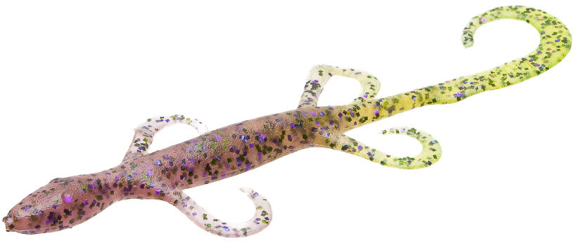 ebay.com lizard fishing lure Zoom 6" Lizard, Cotton Candy/Chartreuse Tail