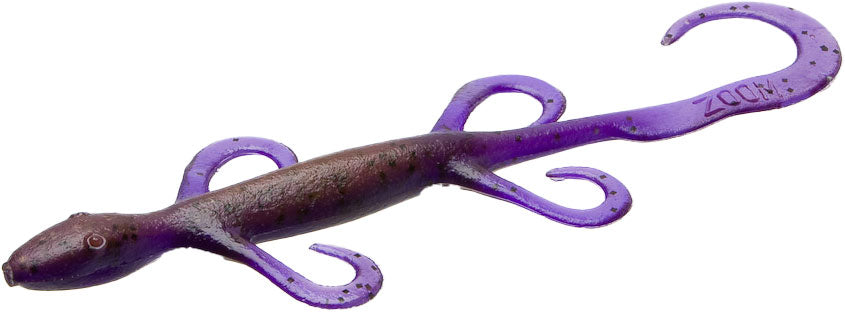 blue lizard with yellow tail zoom fishing lure Zoom Lizard Creature Bait