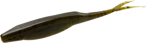 Zoom Super Fluke Soft Jerkbait - 5.25 Inch - Green Pumpkin