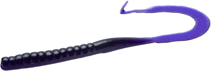 Zoom 9 in. Mag II Worm 20-pk, Green Pumpkin Red