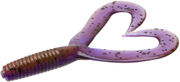 Zoom Creepy Crawler Twin Tail Grub Jig Trailer