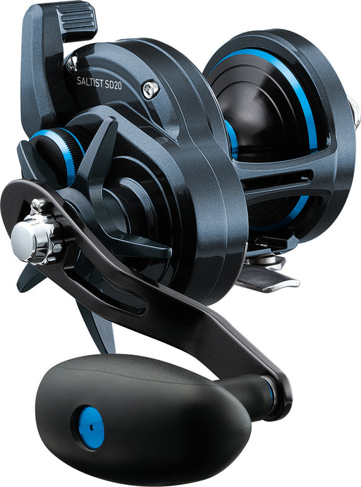 best saltwater conventional reels 2022 HAUT TON Vortex Baitcasting Fishing Reels, Inshore Surf Trolling Reel, Round Baitcaster Reel Up to 44LBS Powerful Max Drag, Reel for Catfish, Musky, Salmon(Gold, 40 Right Hand) Conventional Reels Discount Tackle