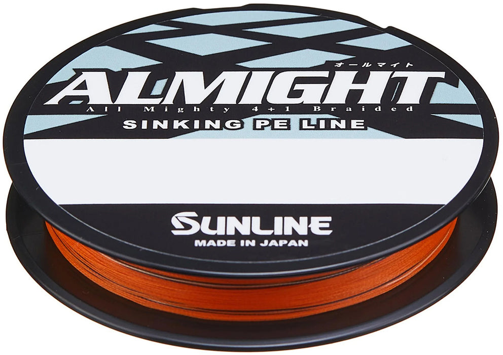 Sunline Almight HSG Orange Braided Line Standard Spools - 165 Yards