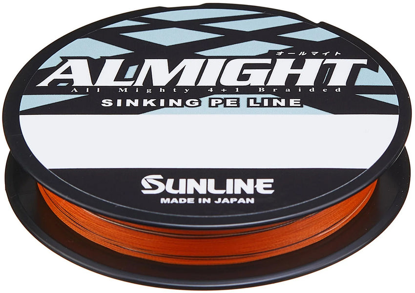 Sunline Almight HSG Orange Braided Line Bulk Spools - 600 Yards