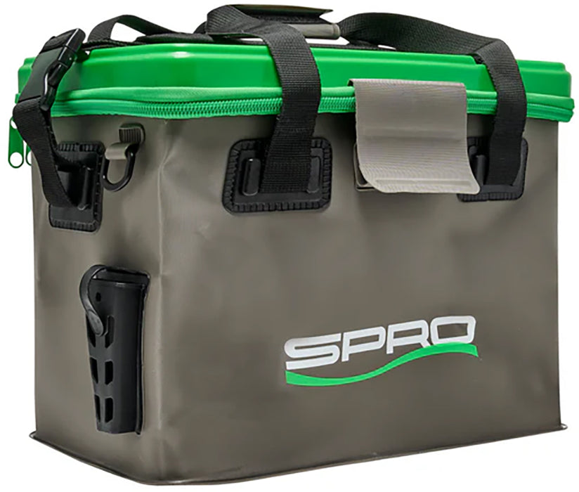SPRO Waterproof Soft Tackle Box - Grey & Green