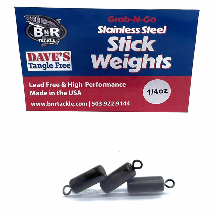 BnR Tackle Steel Stick Weight Grab-N-Go Pack - 3 Pieces