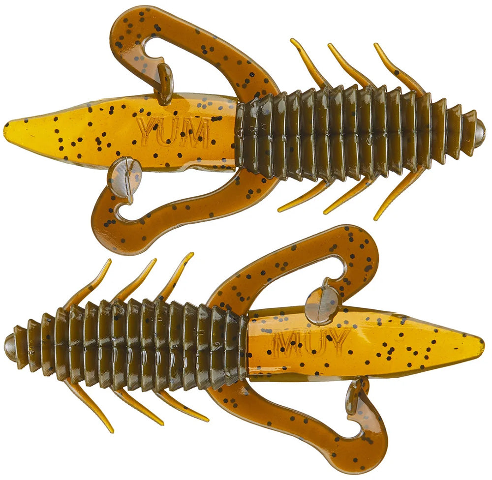 biffle bug fishing lure Yum Scutter Bug Junebug Red Flake 4.5 6pk