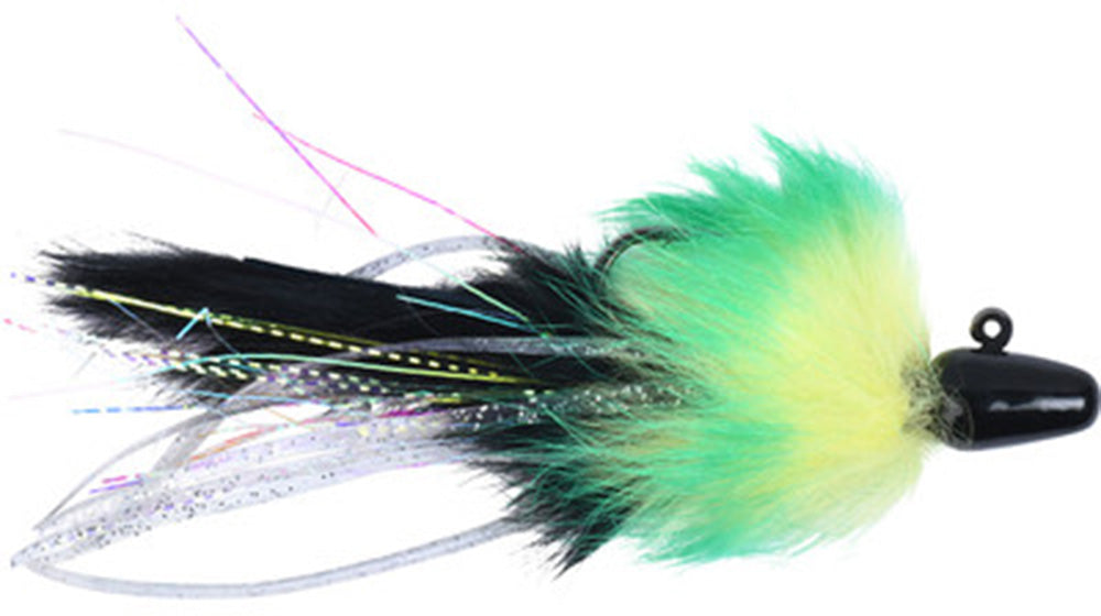 blacktail fishing hooks Yakima Bait Twitching Jig, Chartreuse Cerise Purple, 3/8