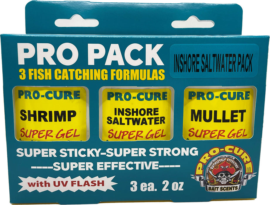 Pro-Cure Pro Pack - Three Fish Catching Formulas