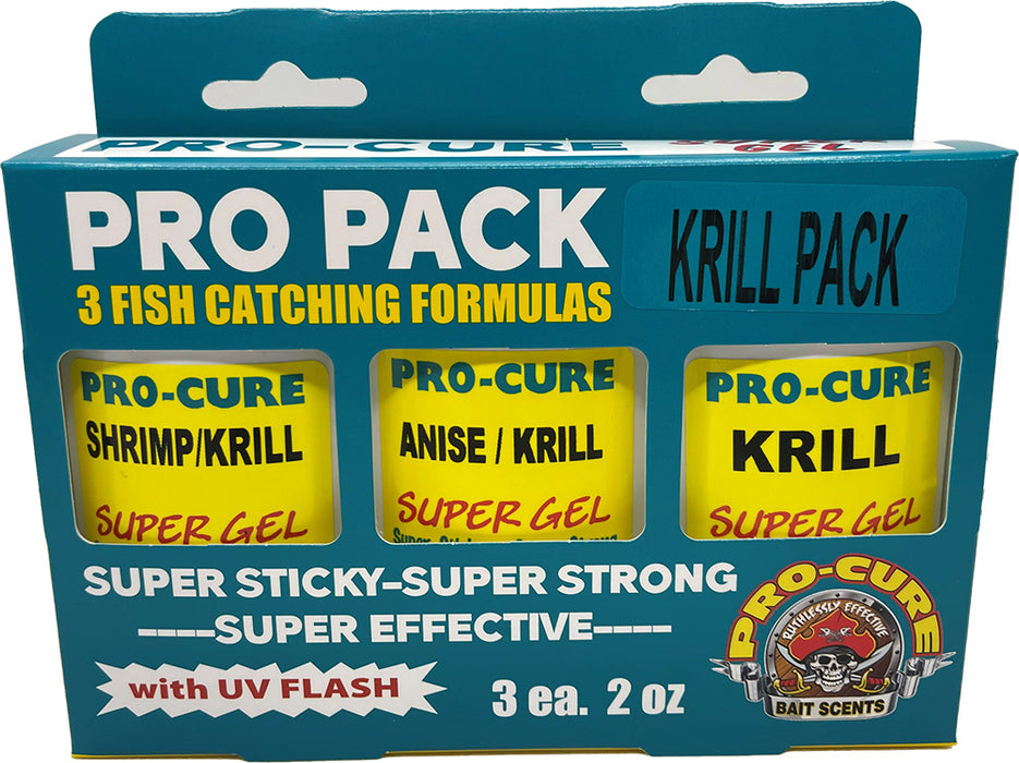 Pro-Cure Pro Pack - Three Fish Catching Formulas