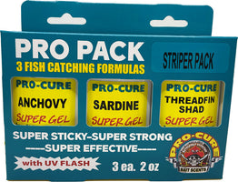 Pro-Cure Pro Pack - Three Fish Catching Formulas