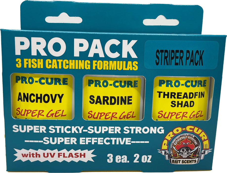 Pro-Cure Pro Pack - Three Fish Catching Formulas