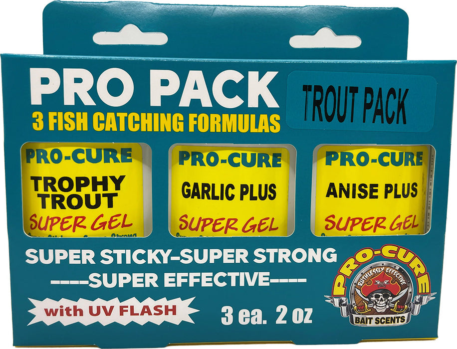 Pro-Cure Pro Pack - Three Fish Catching Formulas
