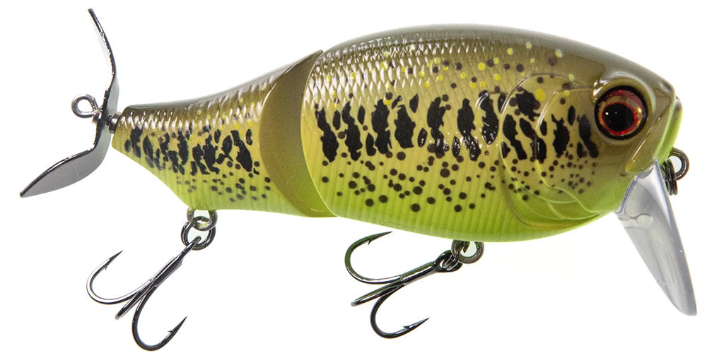 bass smasher lure Bass Mafia Hitman Wake Bait Chrome Shiner / 3.6"
