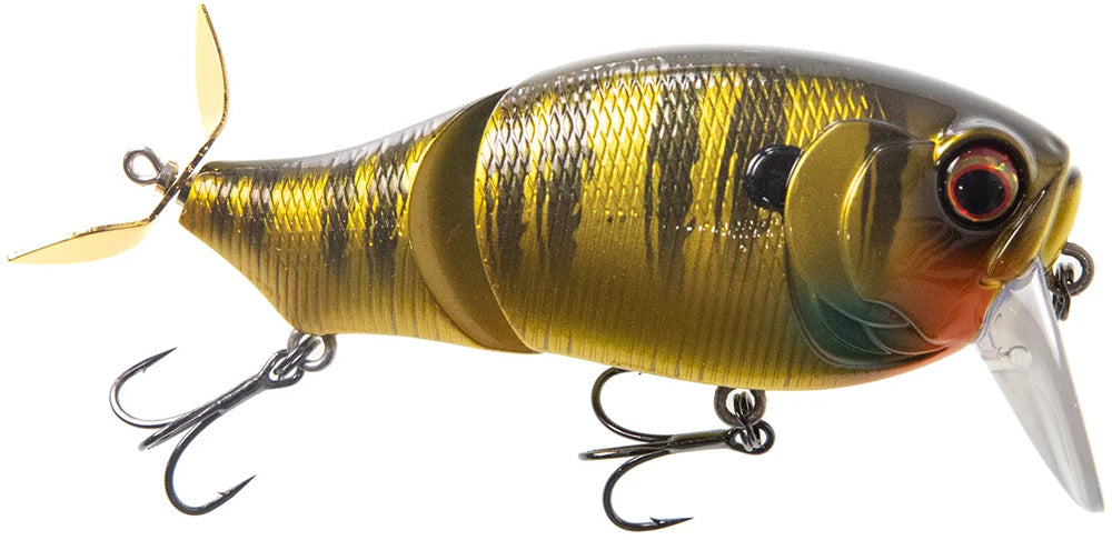 bass smasher lure Bass Mafia Hitman Wake Bait Chrome Shiner / 3.6"