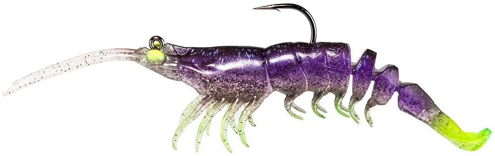Z-Man Fishing Rigged EZ ShrimpZ 3.5 Lure 2 Pack Shrimp Imitation Pre-Rigged with a 2/0 Hook, Laguna Shrimp Z-Man Fishing Rigged EZ ShrimpZ 3.5 Lure 2 Pack Shrimp Imitation Pre-Rigged with a 2/0 Hook, Laguna Shrimp