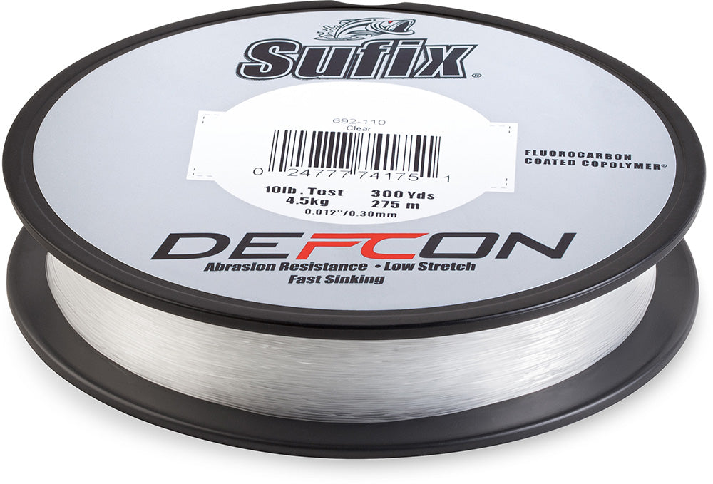 Sufix Defcon FC Copolymer Fishing Line - 2155 Yards - 6 Lb. Test Sufix Defcon FC Copolymer Fishing Line - 2155 Yards - 6 Lb. Test