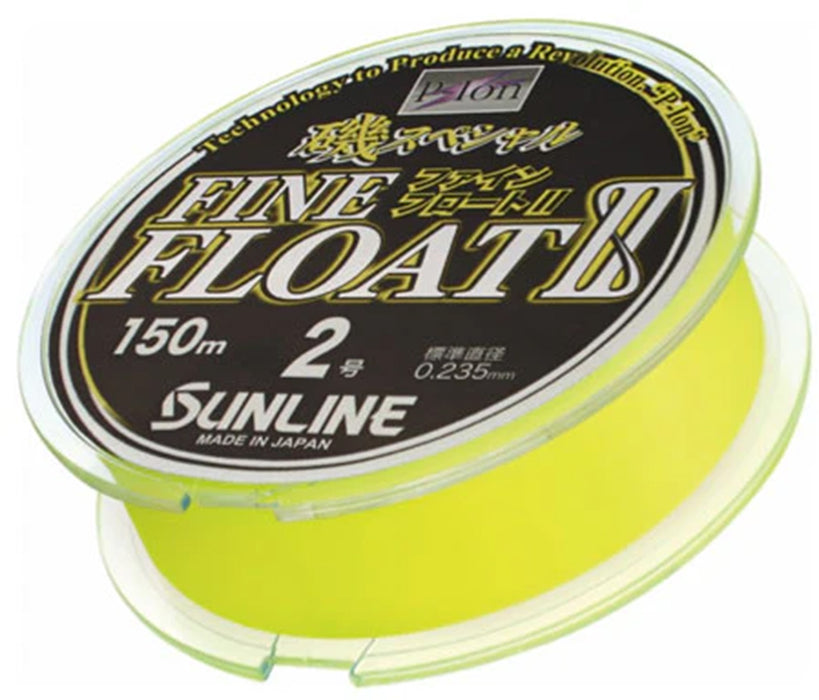 Sunline Fine Float Yellow Nylon Monofilament Standard Spool - 165 Yards