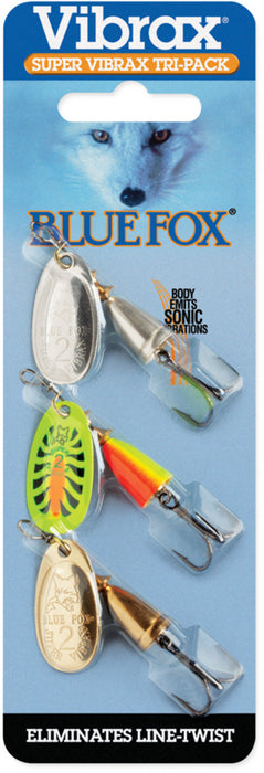 Blue Fox Super Vibrax Tri Pack - Size 05