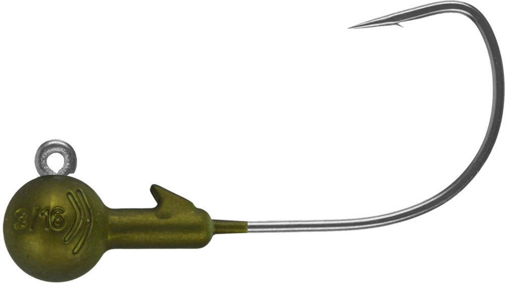 Northland Tackle Tungsten Round Ball Wide Gap Jighead