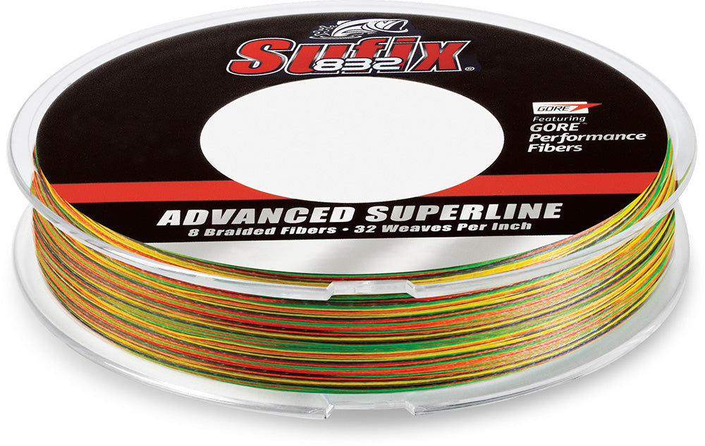 Sufix 832 Advanced Superline Fire Tiger Braided Line - 300 Yard Filler Spool