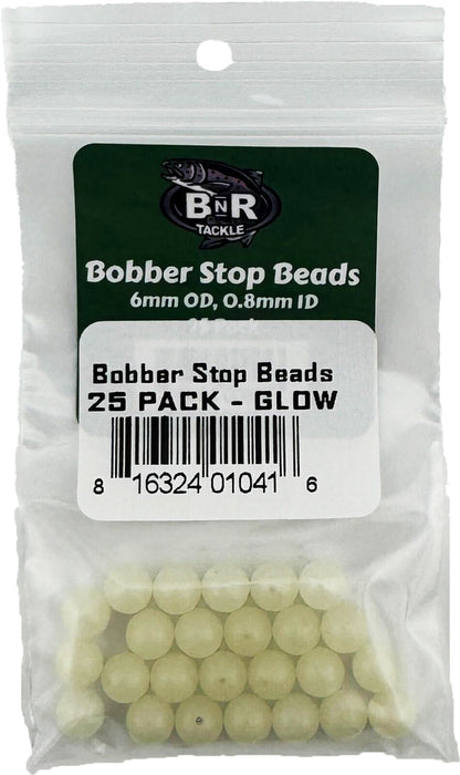 BnR Tackle Bobber Stop Beads - 25 Pack