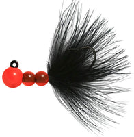 Beau Mac Maribou Bead Jig - Flame Black