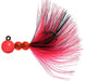 Beau Mac Maribou Bead Jig - Hot Pink Black Cerise