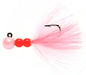 Beau Mac Maribou Bead Jig - Pink Pearl Pink White
