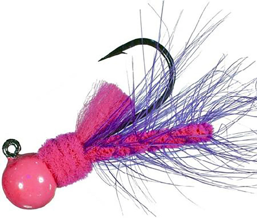 Aero Hackle Hair Jigs - Pink Purple